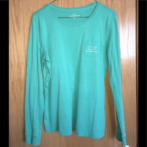 Teal Women’s Vineyard Vines Long Sleeve